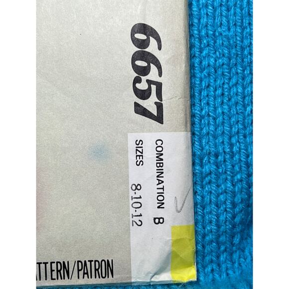 McCalls 6657 Sewing pattern apron dress fit and flare size 8 10 12 - Picture 2 of 7